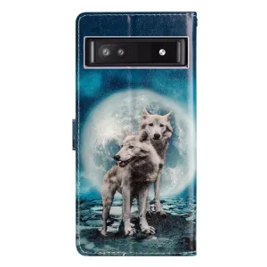 ART Peňaženkový kryt pre Google Pixel 9a TWO WOLVES