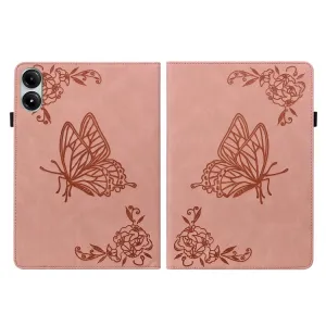 ART BUTTERFLY Zaklápacie puzdro pre Xiaomi Redmi Pad Pro / Pad Pro 5G ružové