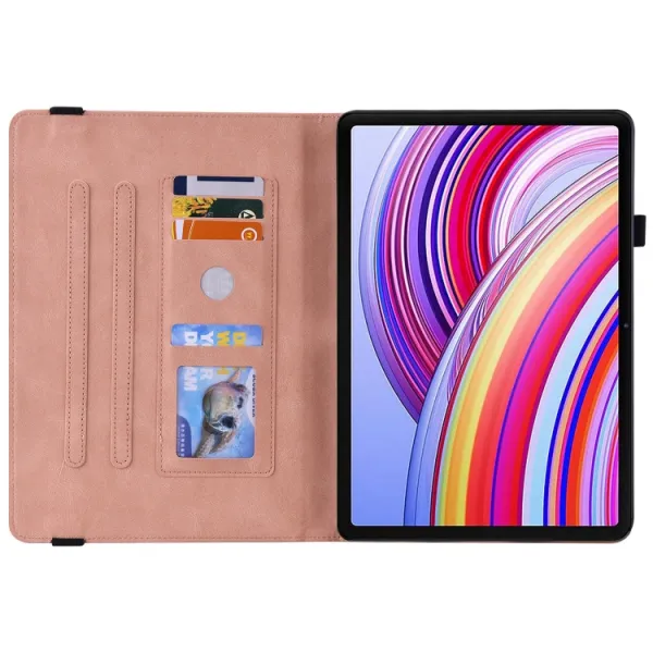 ART BUTTERFLY Zaklápacie puzdro pre Xiaomi Redmi Pad Pro / Pad Pro 5G ružové