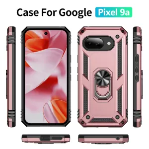 RING Kryt s držiakom pre Google Pixel 9a ružový