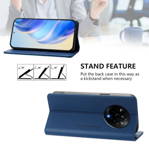 RINA Zaklápacie puzdro pre Realme 14 Pro 5G modré
