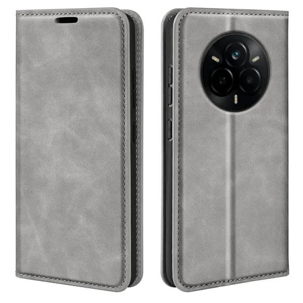 MAGNETIC Zaklápací kryt pre Realme 14 Pro+ šedý
