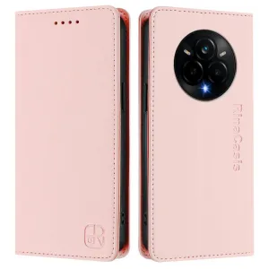RINA Zaklápacie puzdro pre Realme 14 Pro 5G ružové
