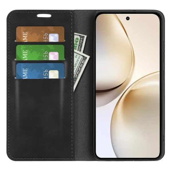 MAGNETIC Zaklápací kryt pre Realme 14 Pro+ čierny