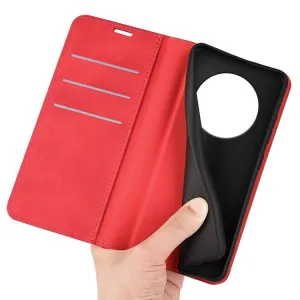 MAGNETIC Zaklápací kryt pre Realme 14 Pro+ červený