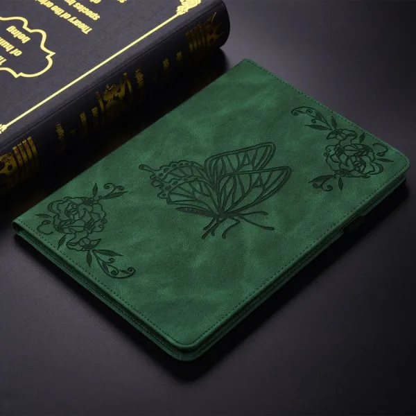 ART BUTTERFLY Zaklápacie puzdro pre Xiaomi Redmi Pad Pro / Pad Pro 5G zelený