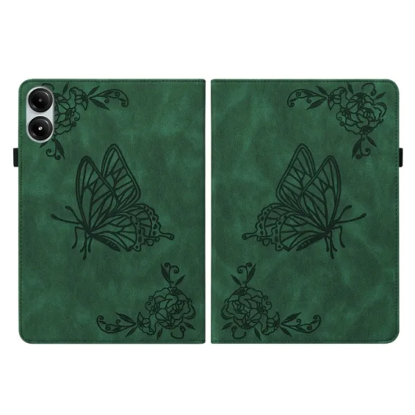 ART BUTTERFLY Zaklápacie puzdro pre Xiaomi Redmi Pad Pro / Pad Pro 5G zelený