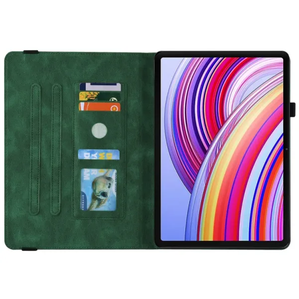 ART BUTTERFLY Zaklápacie puzdro pre Xiaomi Redmi Pad Pro / Pad Pro 5G zelený