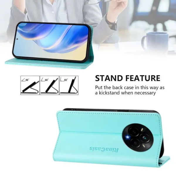 RINA Zaklápacie puzdro pre Realme 14 Pro 5G mentolové