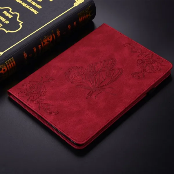 ART BUTTERFLY Zaklápacie puzdro pre Xiaomi Redmi Pad Pro / Pad Pro 5G červené