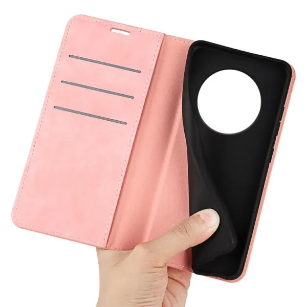 MAGNETIC Zaklápací kryt pre Realme 14 Pro+ ružový