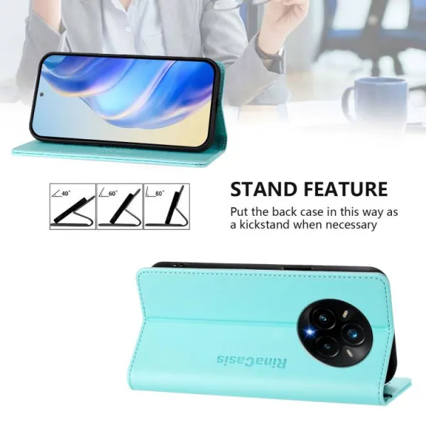 RINA Zaklápacie puzdro pre Realme 14 Pro+ 5G mentolové