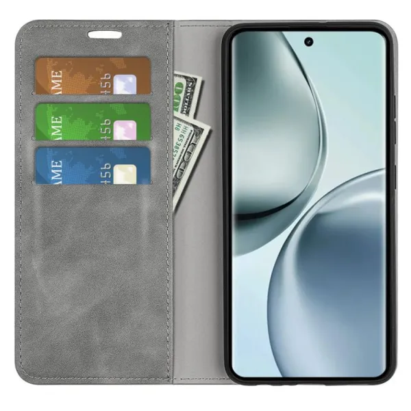 MAGNETIC Zaklápací kryt pre Realme 14 Pro 5G šedý