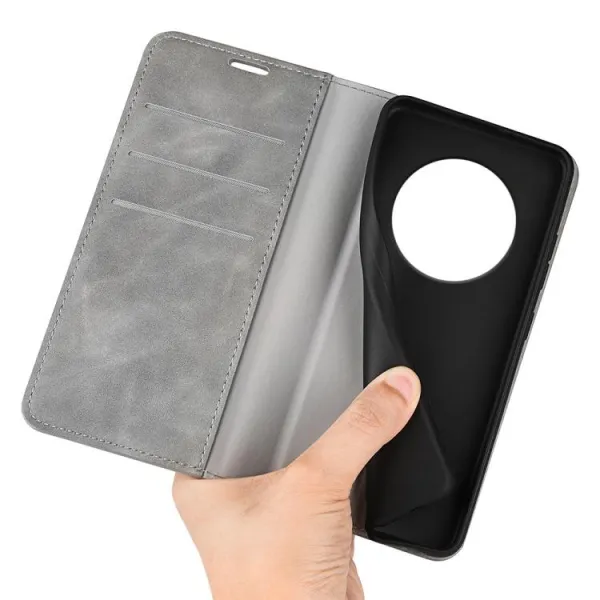 MAGNETIC Zaklápací kryt pre Realme 14 Pro+ šedý