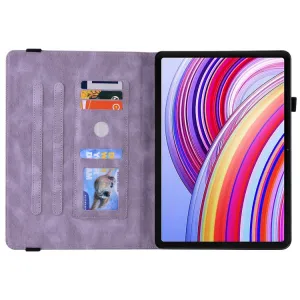 ART BUTTERFLY Zaklápacie puzdro pre Xiaomi Redmi Pad Pro / Pad Pro 5G fialové