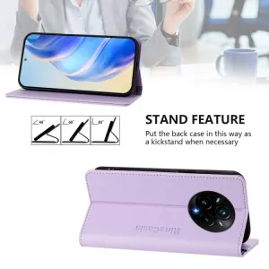 RINA Zaklápacie puzdro pre Realme 14 Pro+ 5G fialové