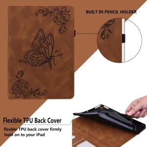 ART BUTTERFLY Zaklápacie puzdro pre Xiaomi Redmi Pad Pro / Pad Pro 5G hnedé