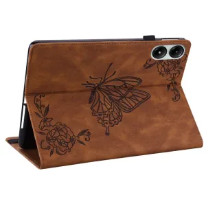 ART BUTTERFLY Zaklápacie puzdro pre Xiaomi Redmi Pad Pro / Pad Pro 5G hnedé