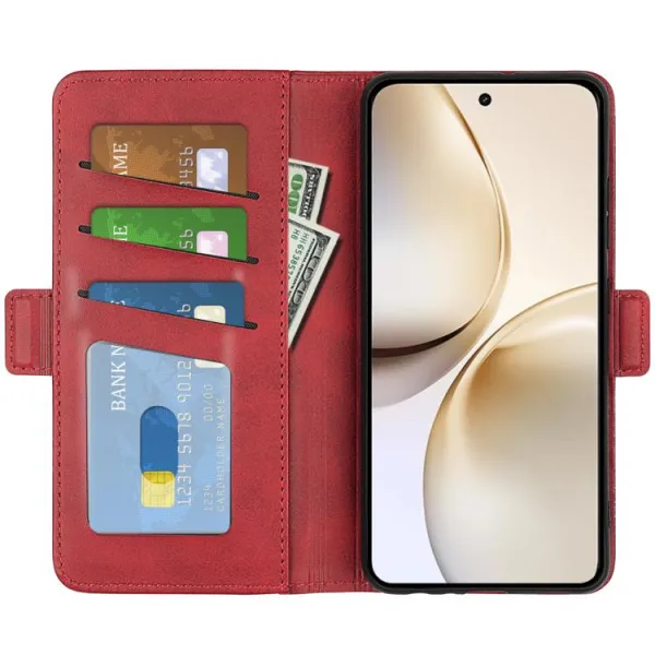 SIDE Peňaženkové puzdro pre Realme 14 Pro+ červené