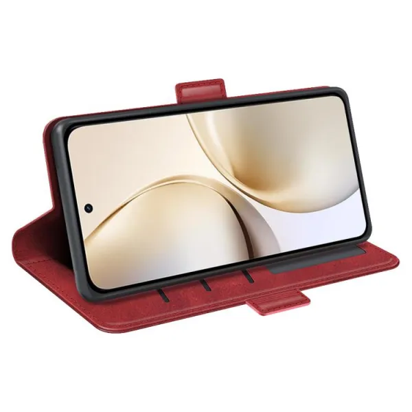 SIDE Peňaženkové puzdro pre Realme 14 Pro+ červené