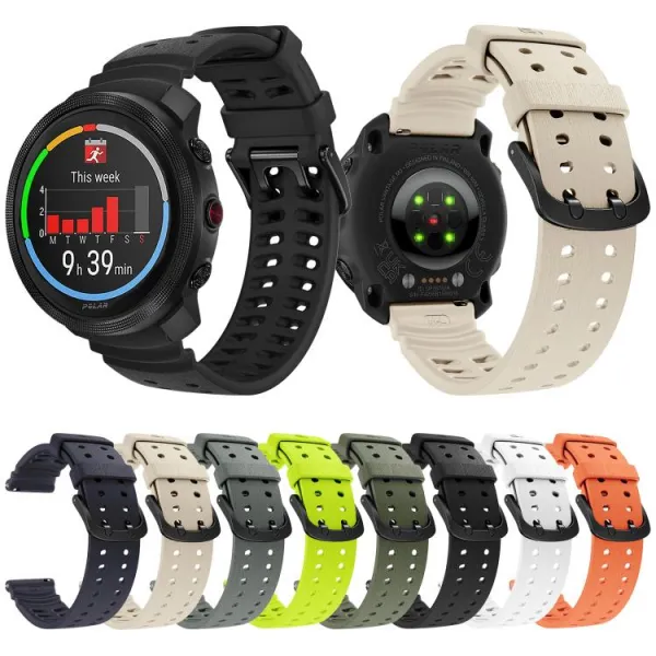 SILICONE Vymeniteľný remienok pre Polar Vantage M3 biely