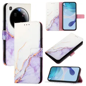 ART MARBLE Peňaženkový kryt pre Xiaomi 15 Ultra WHITE PURPLE