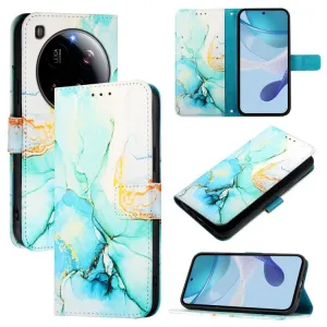 ART MARBLE Peňaženkový kryt pre Xiaomi 15 Ultra GREEN
