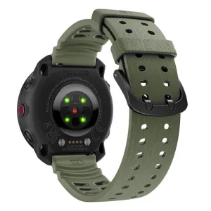 SILICONE Vymeniteľný remienok pre Polar Vantage M3 tmavozelený