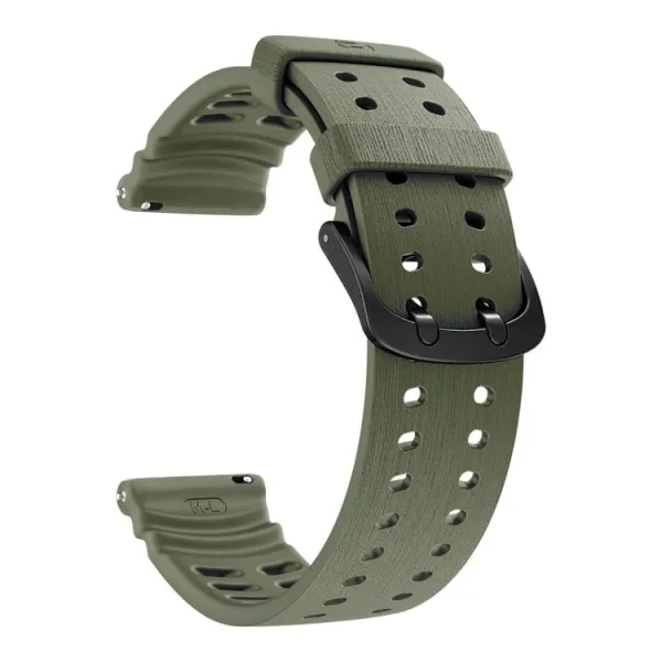 SILICONE Vymeniteľný remienok pre Polar Vantage M3 tmavozelený