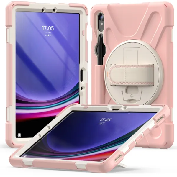 SOLID Odolný kryt pre Samsung Galaxy Tab S9 svetloružový