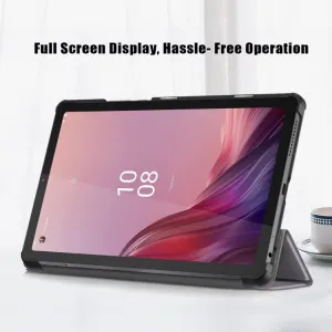 LEATHER Zaklápací obal pre Lenovo Tab M9 šedý