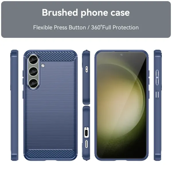 FLEXI TPU Ochranný kryt Samsung Galaxy S24 Plus 5G modrý