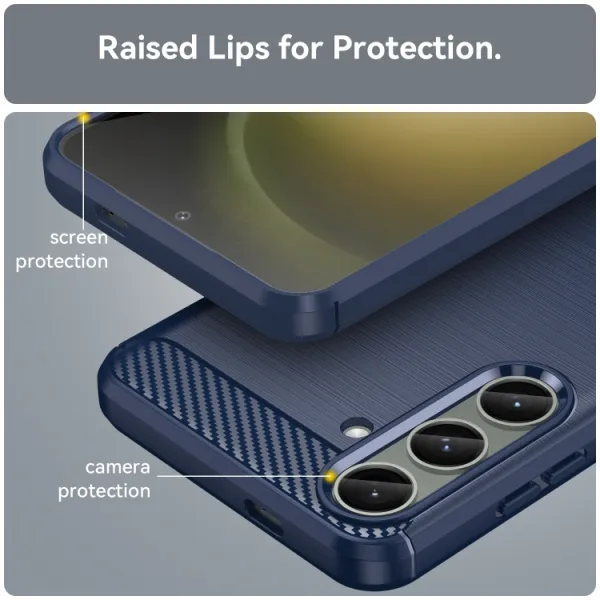 FLEXI TPU Ochranný kryt Samsung Galaxy S24 Plus 5G modrý