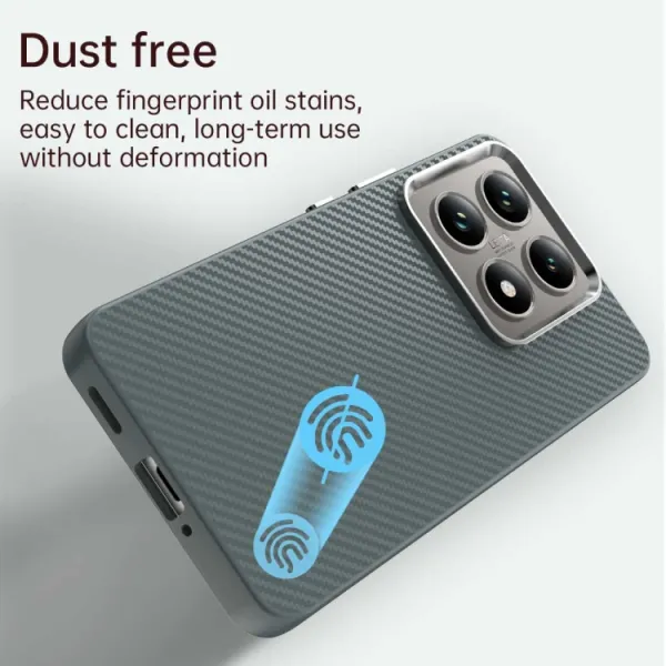 IMD CARBON Ochranný kryt pre Xiaomi 14T šedý