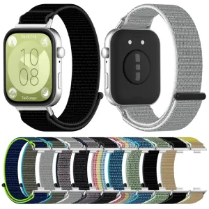 NYLON Remienok Huawei Watch Fit 3 SPOTTED BLACK