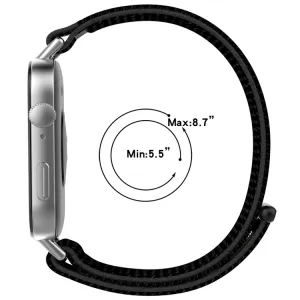 NYLON Remienok Huawei Watch Fit 3 SPOTTED BLACK