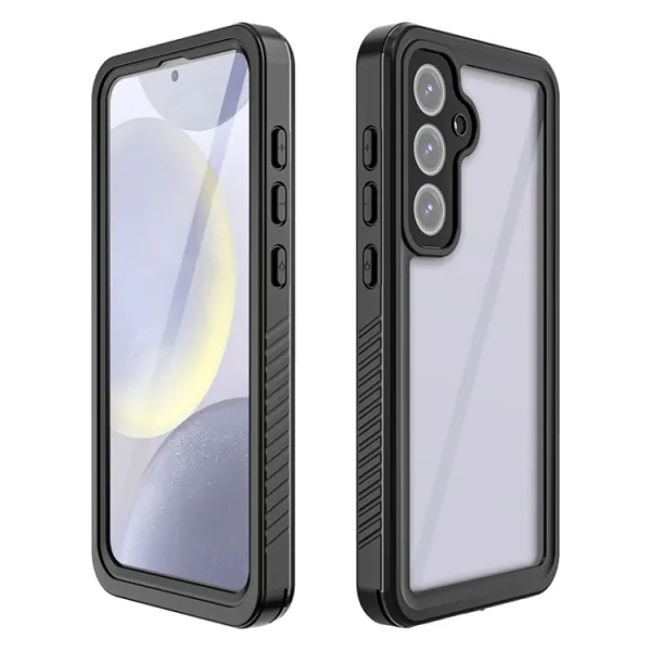 SOLID IP68 Obojstranný kryt pre Samsung Galaxy S24 FE 5G čierny