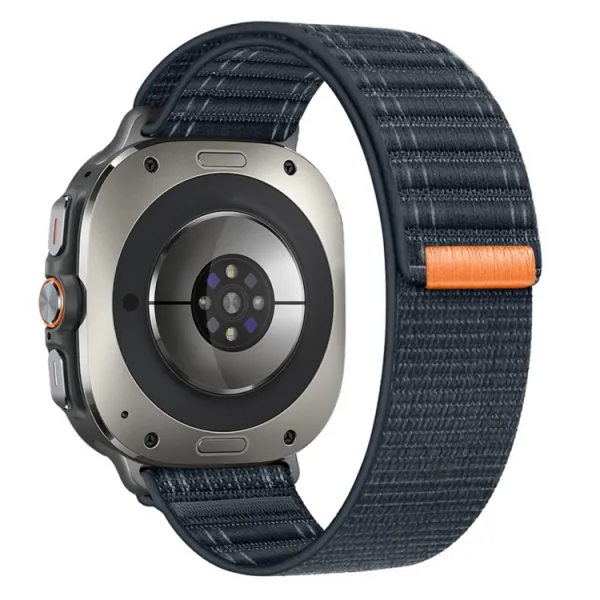 NYLON Vymeniteľný remienok pre Samsung Galaxy Watch Ultra / Watch Ultra 2025 tmavomodrý