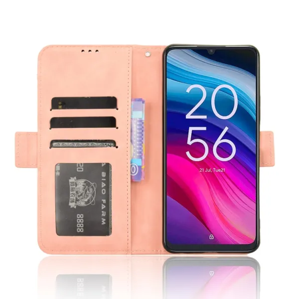 SLOT Peňaženkový obal pre TCL 50 SE ružový