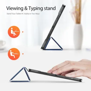 DUX DOMO Zaklápacie puzdro pre Lenovo Idea Tab Pro modré