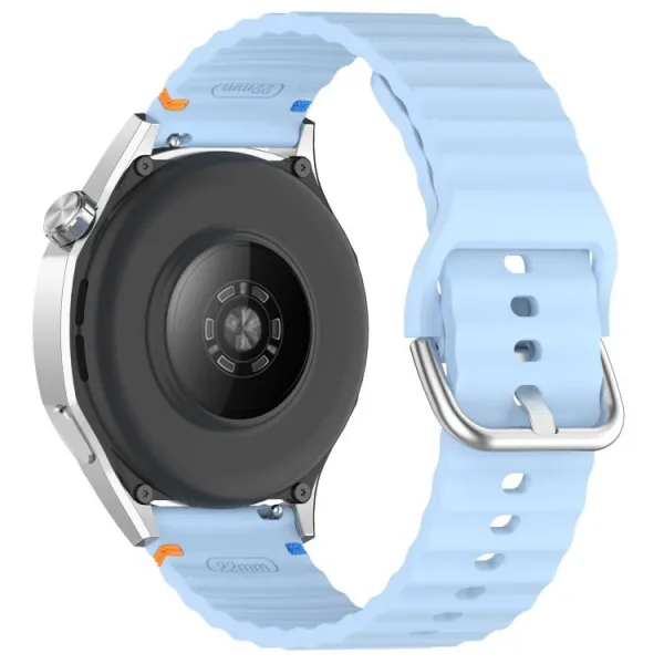 WAVY Silikónový remienok pre Xiaomi Watch S4 svetlomodrý