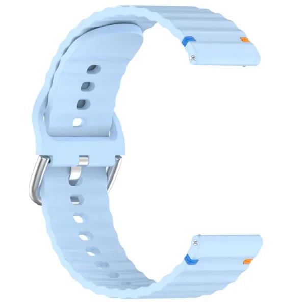 WAVY Silikónový remienok pre Xiaomi Watch S4 svetlomodrý