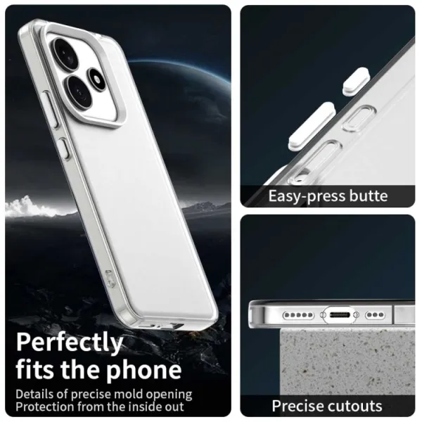 CANDY Ochranný kryt pre Xiaomi Redmi Note 14 5G mliečny matný