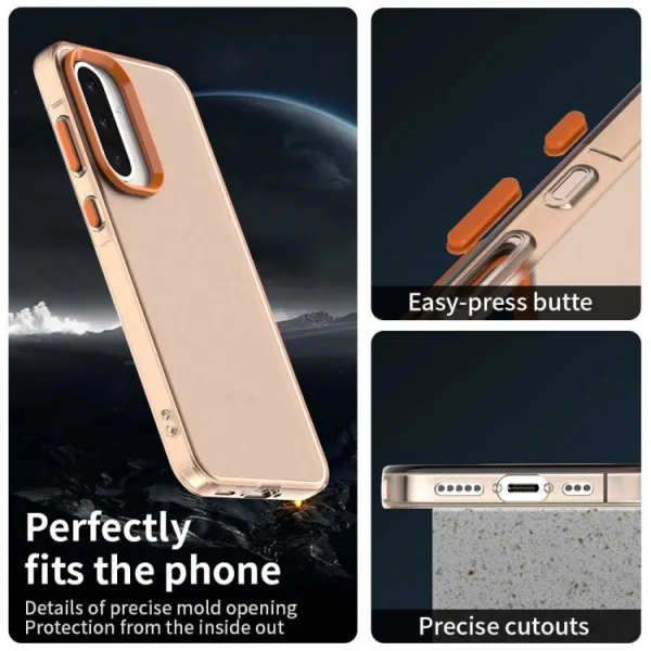 CANDY Ochranný kryt pre Samsung Galaxy A36 oranžový