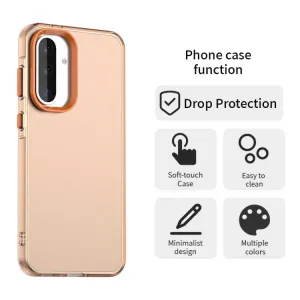 CANDY Ochranný kryt pre Samsung Galaxy A36 oranžový