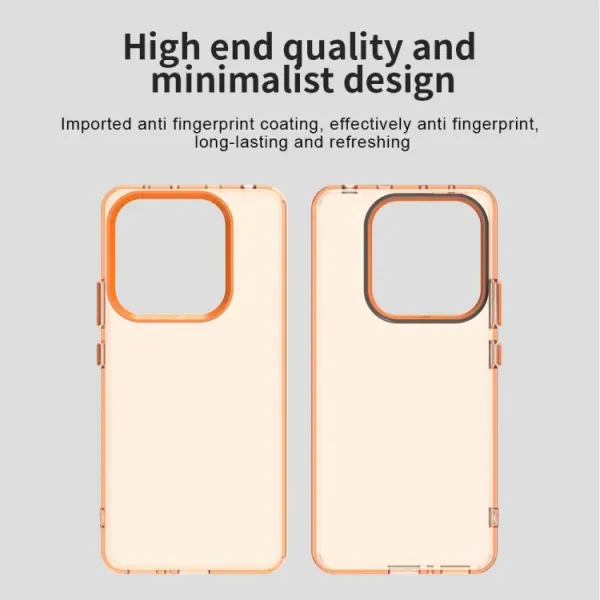 CANDY Ochranný kryt pre Xiaomi Redmi Note 14 5G oranžový
