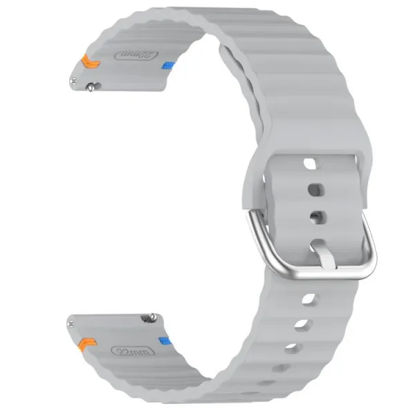 WAVY Silikónový remienok pre Xiaomi Watch S4 šedý