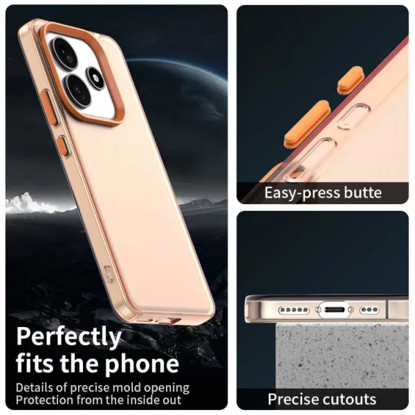CANDY Ochranný kryt pre Xiaomi Redmi Note 14 5G oranžový