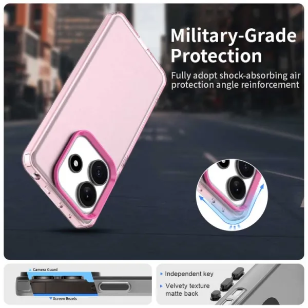 CANDY Ochranný kryt pre Xiaomi Redmi Note 14 5G ružový