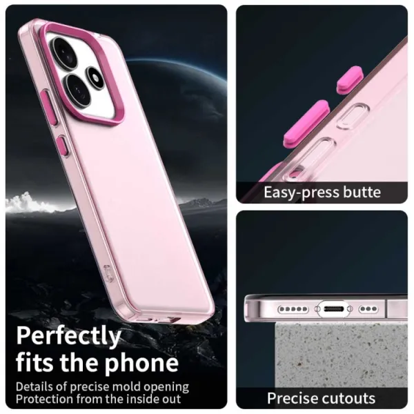 CANDY Ochranný kryt pre Xiaomi Redmi Note 14 5G ružový